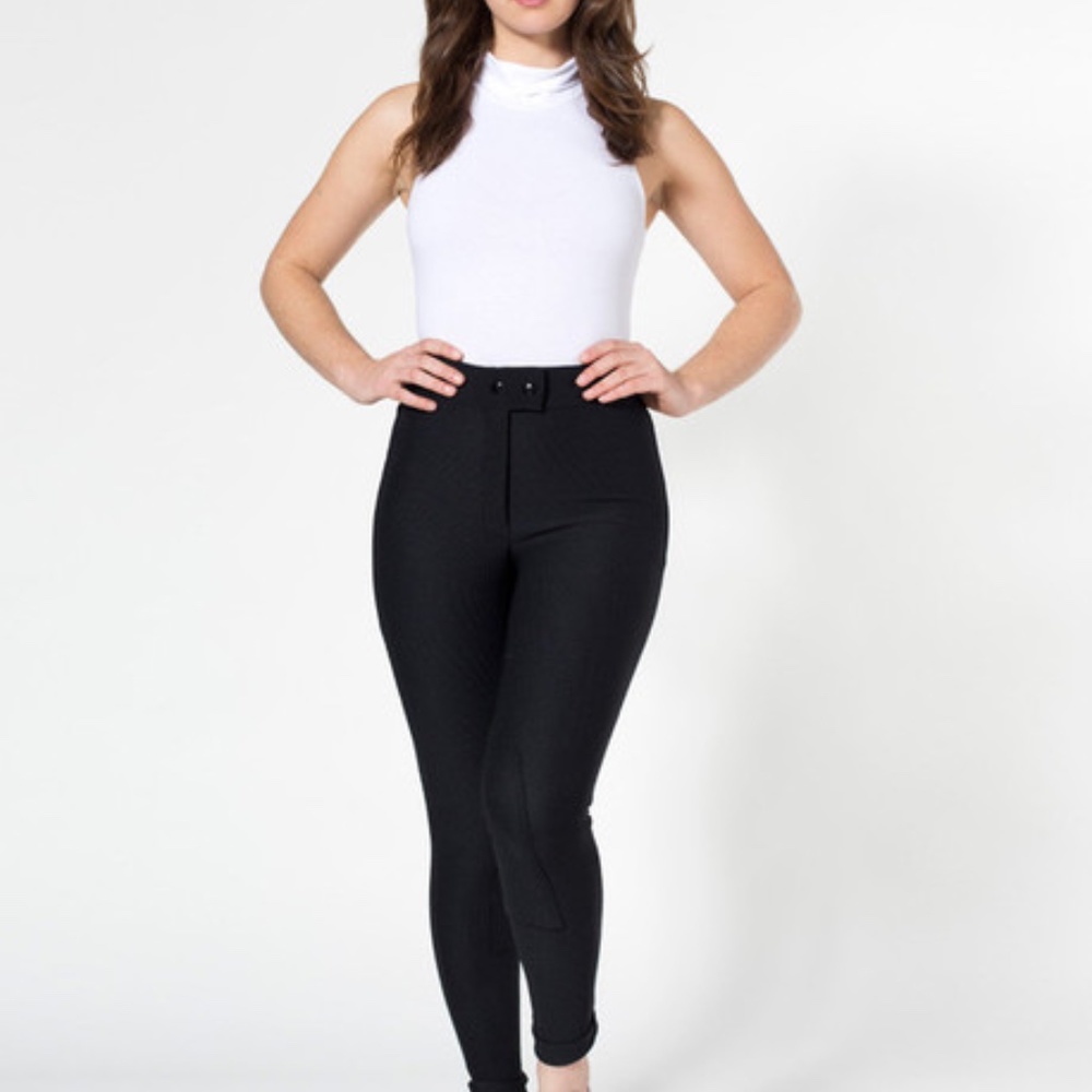 American Apparel Black Riding Pant